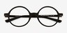 Magic Noir PlastiqueMontures de lunettes de vue d'EyeBuyDirect, Vue Rapprochée