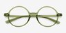 Magic Clear Green PlastiqueMontures de lunettes de vue d'EyeBuyDirect, Vue Rapprochée