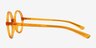 Magic Clear Orange PlastiqueMontures de lunettes de vue d'EyeBuyDirect, Vue de Côté