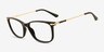 Marty Noir MétalMontures de lunettes de vue d'EyeBuyDirect, Vue d'Angle