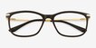 Marty Black MetalEyeglass Frames from EyeBuyDirect, Closed View