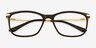 Marty Noir MétalMontures de lunettes de vue d'EyeBuyDirect, Vue Rapprochée