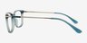 Marty Blue MetalEyeglass Frames from EyeBuyDirect, Side View
