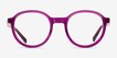 Nova Clear Purple AcetateEyeglass Frames from EyeBuyDirect, Front View