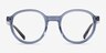 Nova Clear Blue AcétateMontures de lunettes de vue d'EyeBuyDirect, Vue de Face