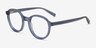 Nova Clear Blue AcétateMontures de lunettes de vue d'EyeBuyDirect, Vue d'Angle