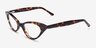 Rock! Deborah Tortoise AcetateEyeglass Frames from EyeBuyDirect, Angle View