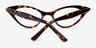 Rock! Deborah Tortoise AcetateEyeglass Frames from EyeBuyDirect, Closed View