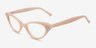 Rock! Deborah Pearl AcetateEyeglass Frames from EyeBuyDirect, Angle View