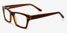 ROCK! Mike Brun AcétateMontures de lunettes de vue d'EyeBuyDirect, Vue d'Angle