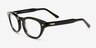 ROCK! Clark Noir AcétateMontures de lunettes de vue d'EyeBuyDirect, Vue d'Angle