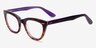 Ellie Purple & Tortoise AcetateEyeglass Frames from EyeBuyDirect, Angle View
