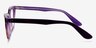 Ellie Purple & Tortoise AcetateEyeglass Frames from EyeBuyDirect, Side View
