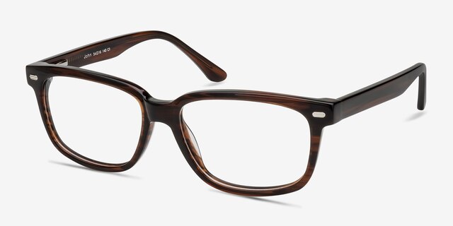 John Brown AcetateEyeglass Frames from EyeBuyDirect, Angle View
