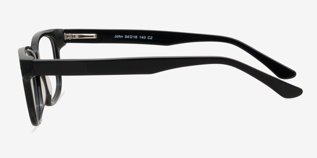 John Black AcetateEyeglass Frames from EyeBuyDirect, Side View