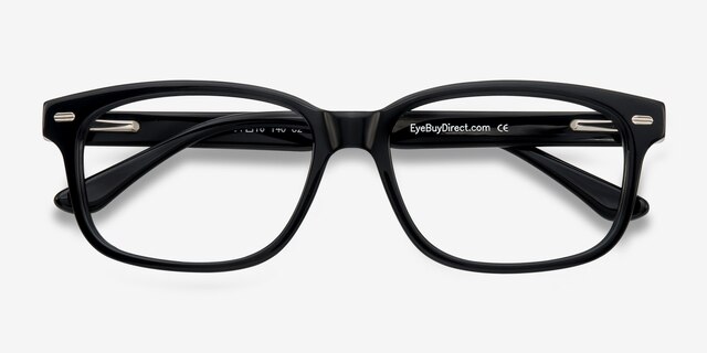 John Black AcetateEyeglass Frames from EyeBuyDirect, Closed View
