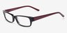 Pittsburgh Black & Purple AcetateEyeglass Frames from EyeBuyDirect, Angle View