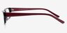 Pittsburgh Black & Purple AcetateEyeglass Frames from EyeBuyDirect, Side View