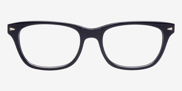 Retro09 Black Acetate Eyeglass Frames