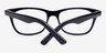 Retro09 Black AcetateEyeglass Frames from EyeBuyDirect, Closed View