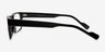 Ertil Black AcetateEyeglass Frames from EyeBuyDirect, Side View