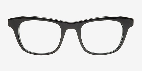 Istra Black Acetate Eyeglass Frames