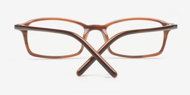 Kotelniki Brown AcetateEyeglass Frames from EyeBuyDirect, Closed View