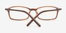 Kotelniki Brown AcetateEyeglass Frames from EyeBuyDirect, Closed View