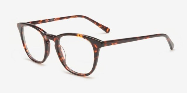 Kotovsk Tortoise AcetateEyeglass Frames from EyeBuyDirect, Angle View