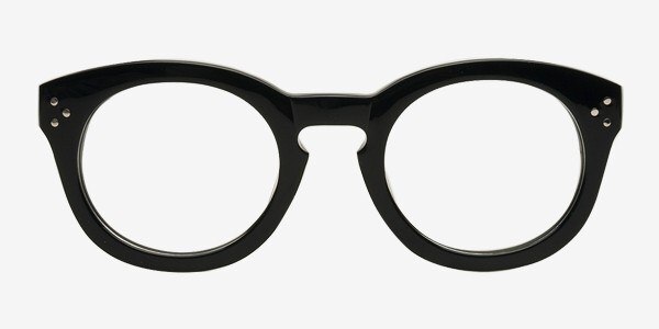 Kokhma Noir Acétate Montures de lunettes de vue