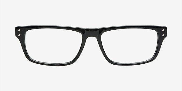 Plyos Black Acetate Eyeglass Frames