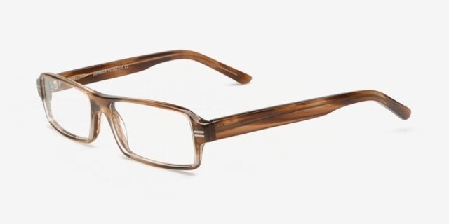 Steinbach Brown AcetateEyeglass Frames from EyeBuyDirect, Angle View