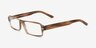 Steinbach Brown AcetateEyeglass Frames from EyeBuyDirect, Angle View