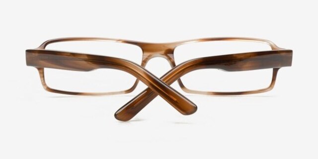Steinbach Brown AcetateEyeglass Frames from EyeBuyDirect, Closed View