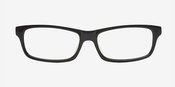 Omsk Black/Green Acetate Eyeglass Frames
