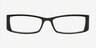 ML802 Black AcetateEyeglass Frames from EyeBuyDirect, Front View