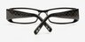 ML802 Black AcetateEyeglass Frames from EyeBuyDirect, Closed View