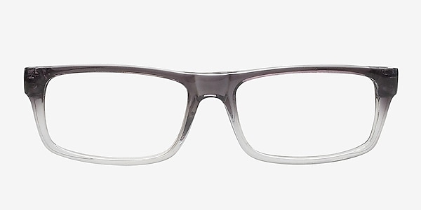 Garden Grey/Clear Plastic Eyeglass Frames