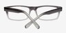 Garden Grey & Clear PlasticEyeglass Frames from EyeBuyDirect, Closed View