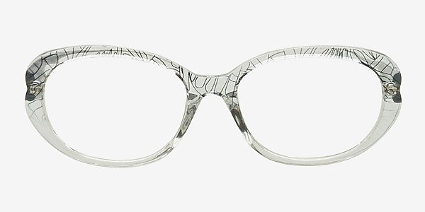 Coral Clear Acetate Eyeglass Frames