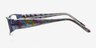 Lucie Blue AcetateEyeglass Frames from EyeBuyDirect, Side View