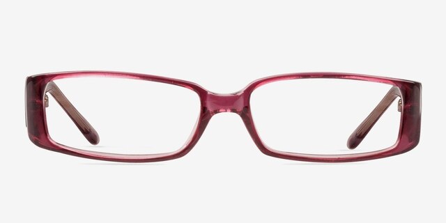 Lucie Purple AcetateEyeglass Frames from EyeBuyDirect, Front View