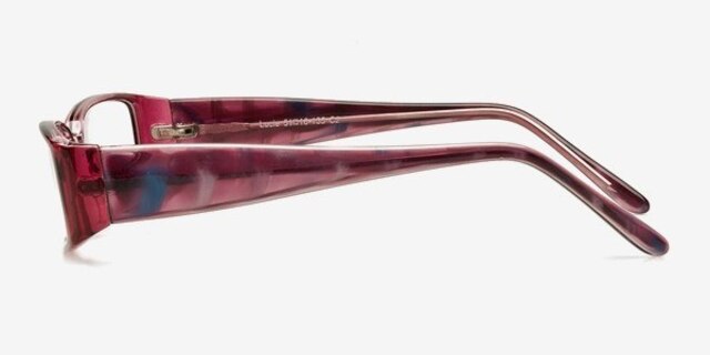 Lucie Purple AcetateEyeglass Frames from EyeBuyDirect, Side View