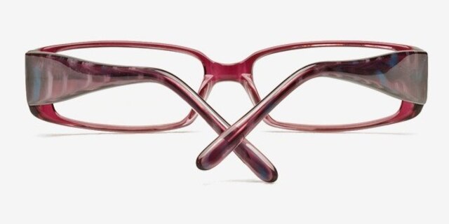 Lucie Purple AcetateEyeglass Frames from EyeBuyDirect, Closed View