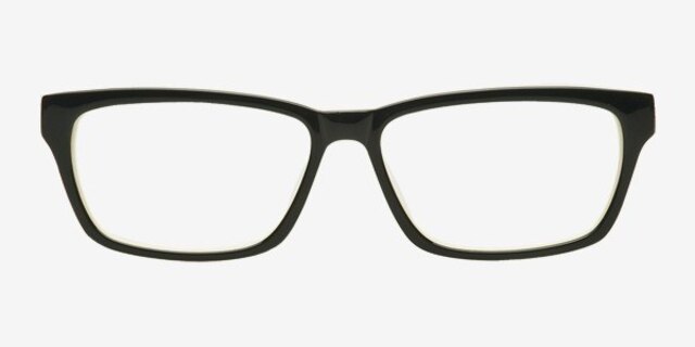 Andreapol Black & White AcetateEyeglass Frames from EyeBuyDirect, Front View