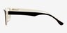 Andreapol Black & White AcetateEyeglass Frames from EyeBuyDirect, Side View