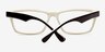 Andreapol Black & White AcetateEyeglass Frames from EyeBuyDirect, Closed View