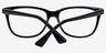 OX-095 Black AcetateEyeglass Frames from EyeBuyDirect, Closed View