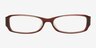 A871 Burgundy AcetateEyeglass Frames from EyeBuyDirect, Front View