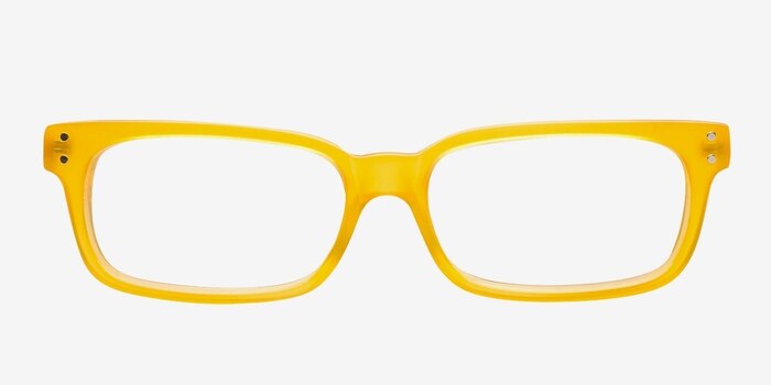 Model 3 Yellow/Pearl Acétate Montures de lunettes de vue d'EyeBuyDirect